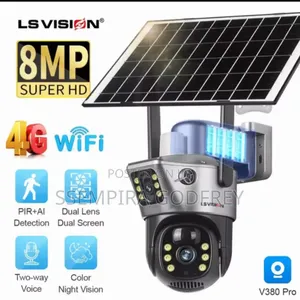 Solar Camera 8mp Waterproof 4g Camera