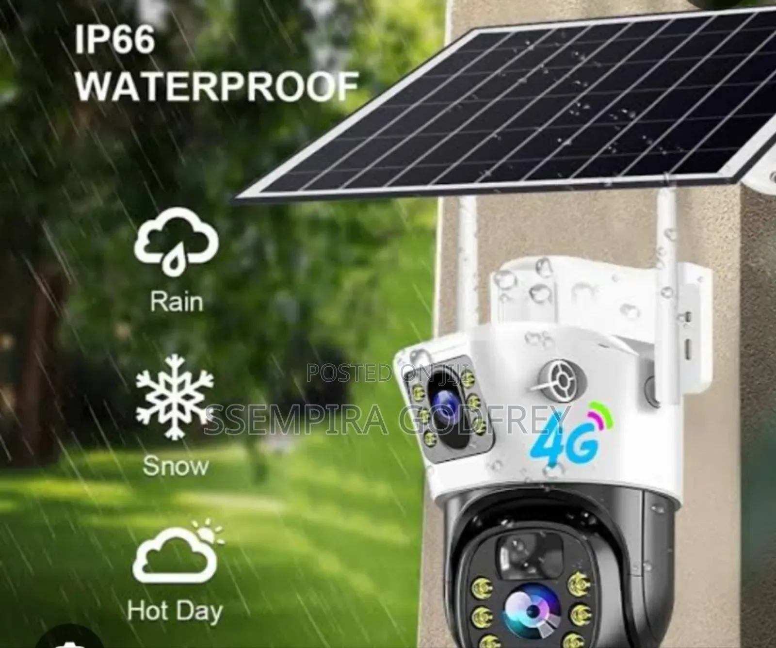 Solar Camera 8mp Waterproof 4g Camera