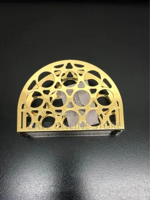 Golden Semi Circle Shape Tissue Paper Holder