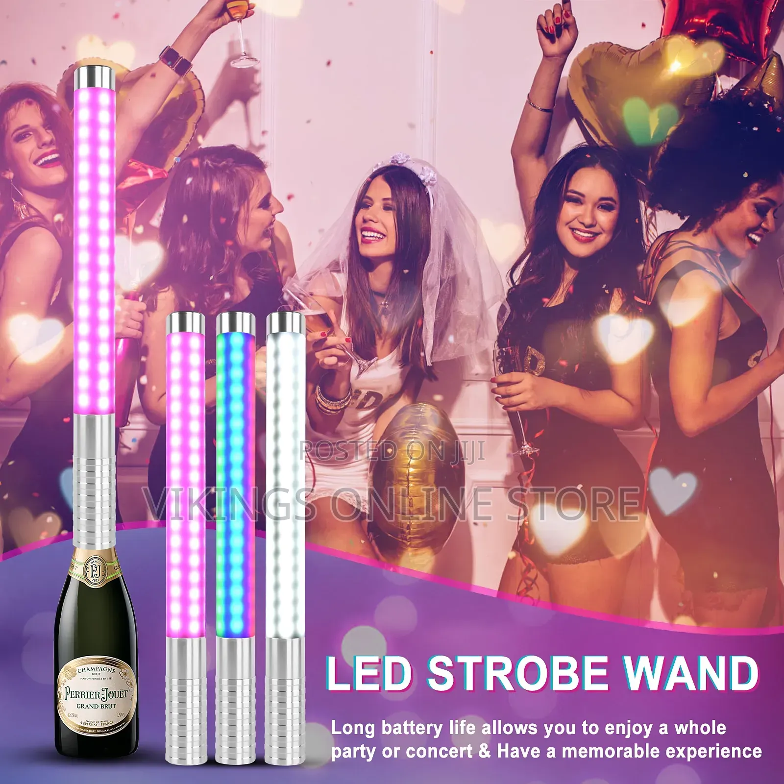 Big Size Light Flash Champagne Bottle Sparkler