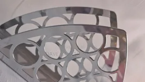 Silver Triangular Paper Towel Stand