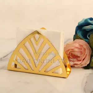 Gold Serviette Holder
