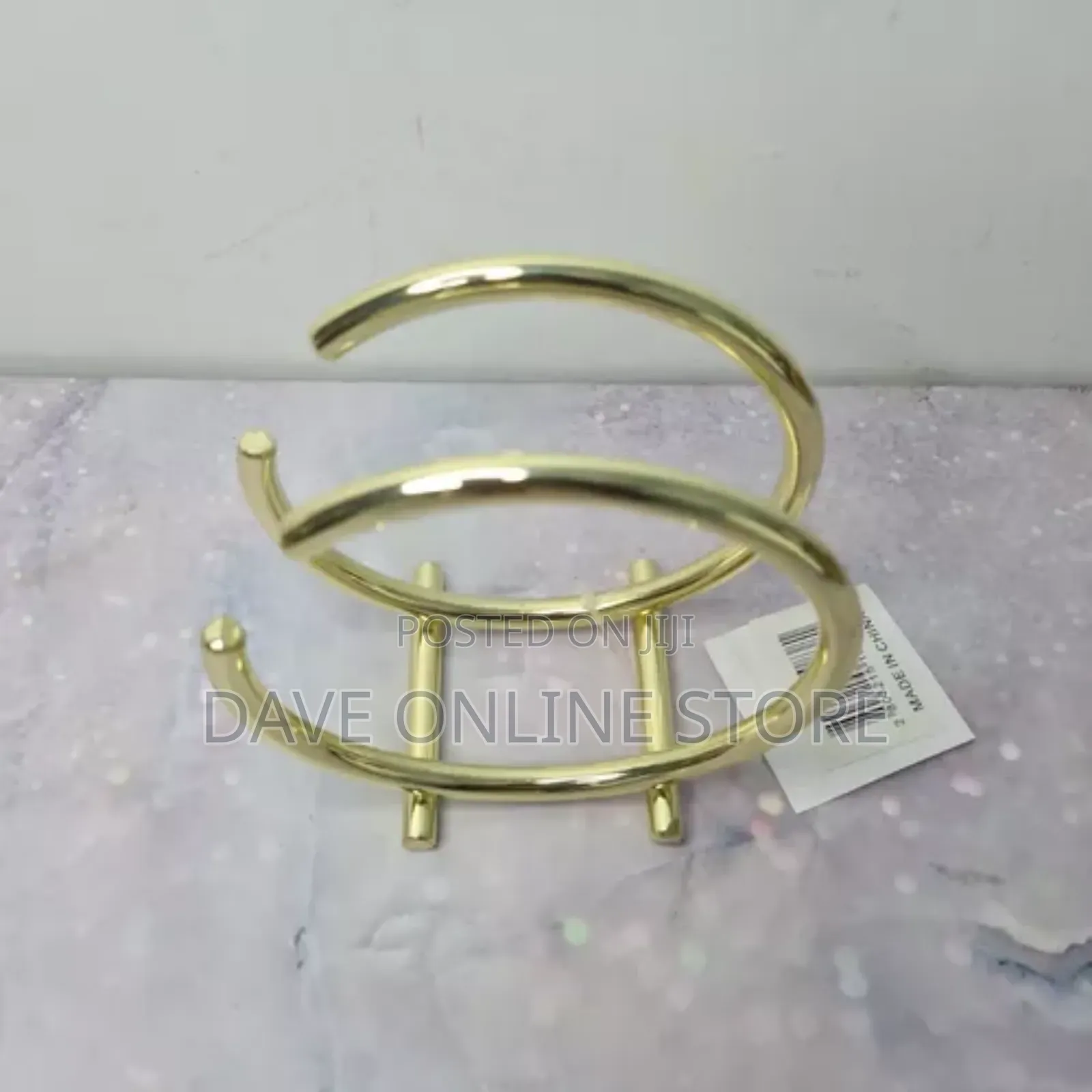Gold Metal Napkin Holder, Candybar Restaurant Decoration
