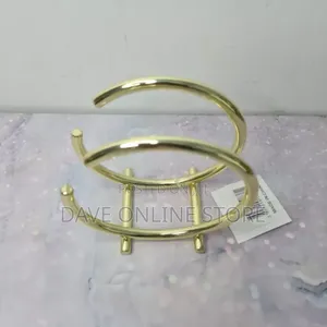 Gold Metal Napkin Holder, Candybar Restaurant Decoration
