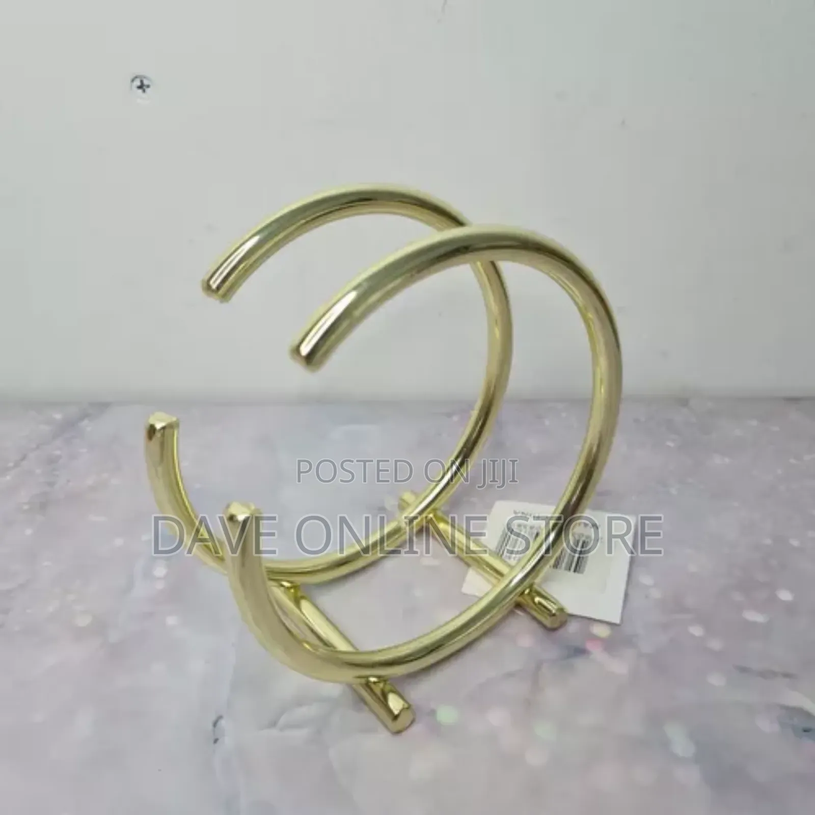 Gold Metal Napkin Holder, Candybar Restaurant Decoration
