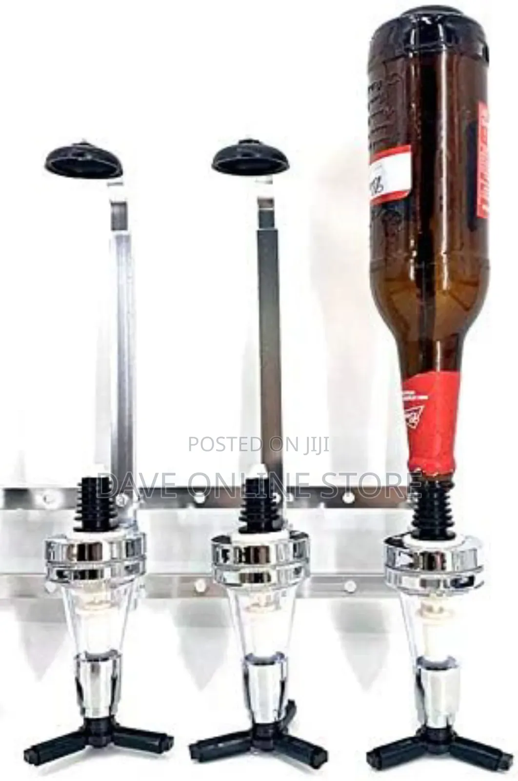 6 Bottle Liquor Dispenser Wall-Mounted Wine Holder Dispenser