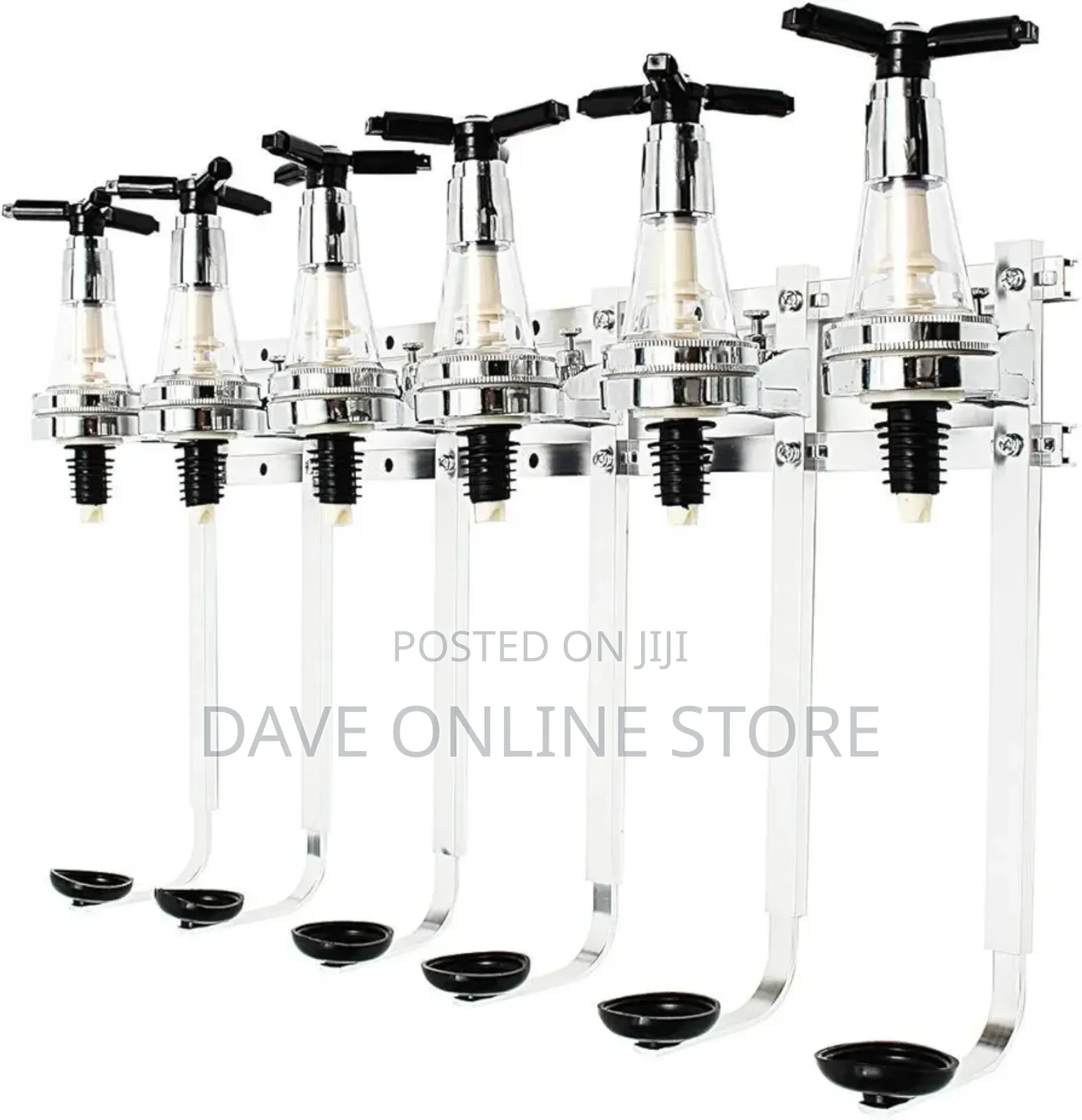 6 Bottle Liquor Dispenser Wall-Mounted Wine Holder Dispenser