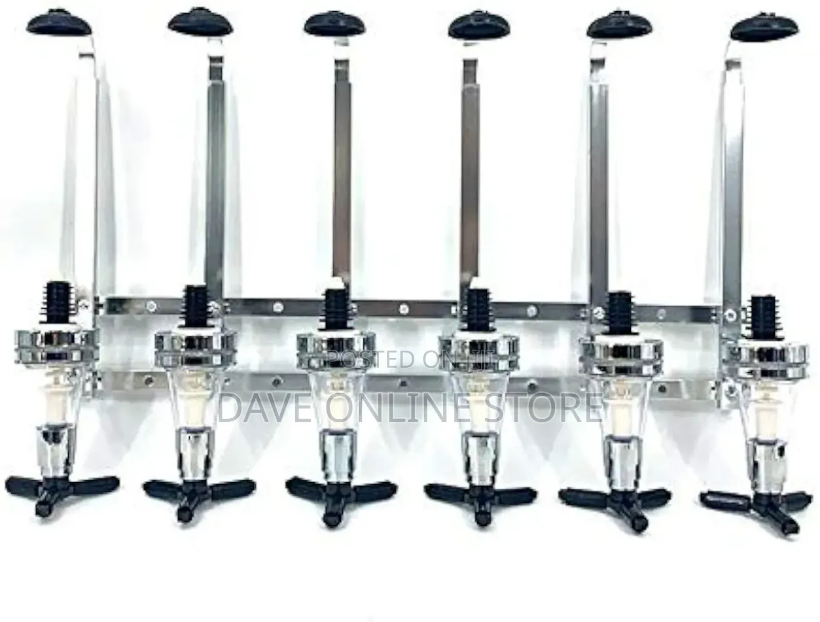 6 Bottle Liquor Dispenser Wall-Mounted Wine Holder Dispenser