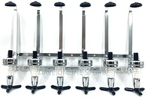 6 Bottle Liquor Dispenser Wall-Mounted Wine Holder Dispenser