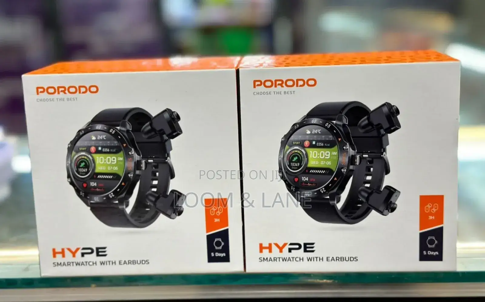 Hype Porodo Smart Watch With Earbuds