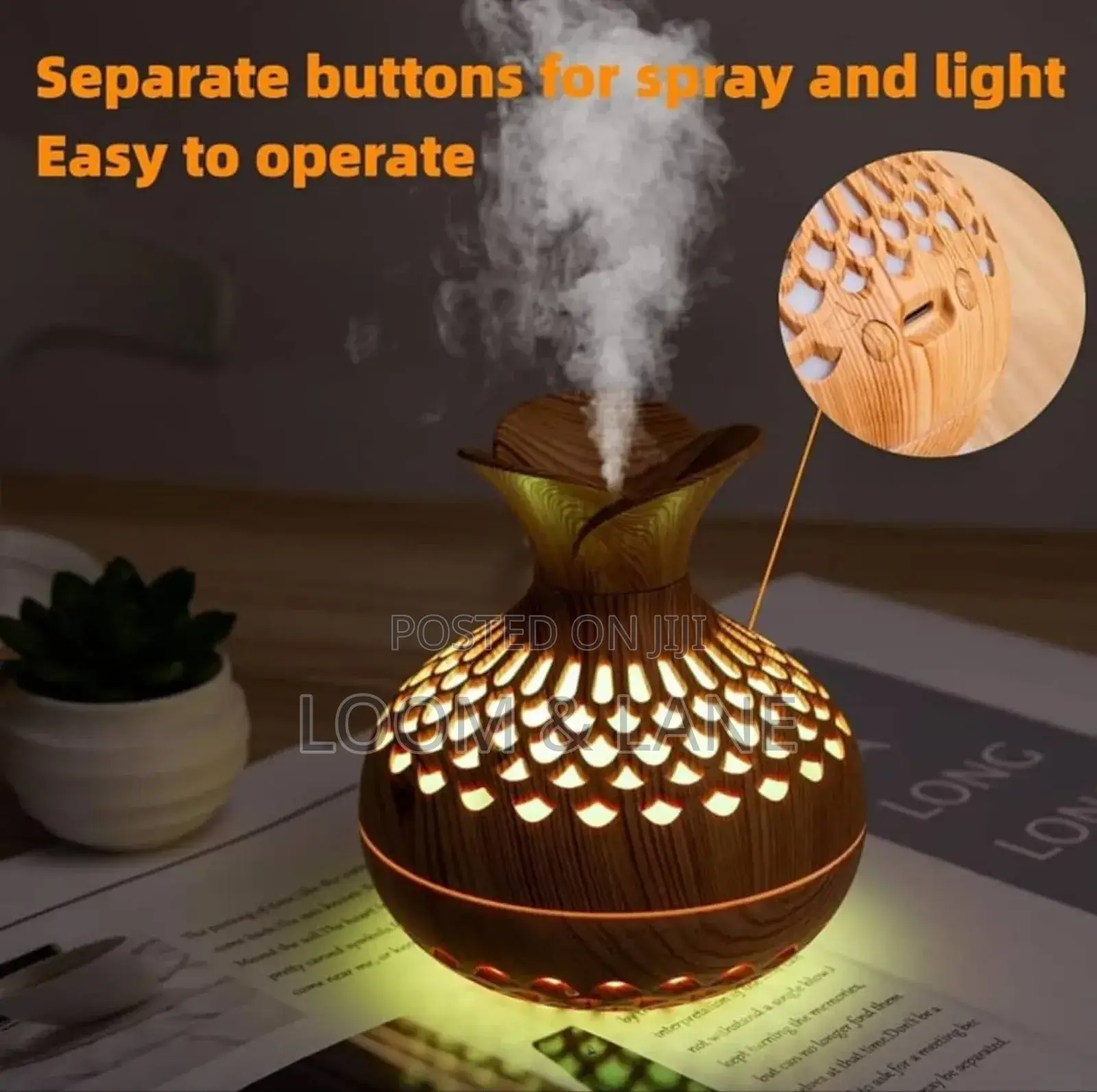 Colorful Lighting Cloud Humidifier