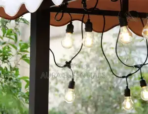 Waterproof 5mtrs Warm White Filament Outdoor String Bulbs