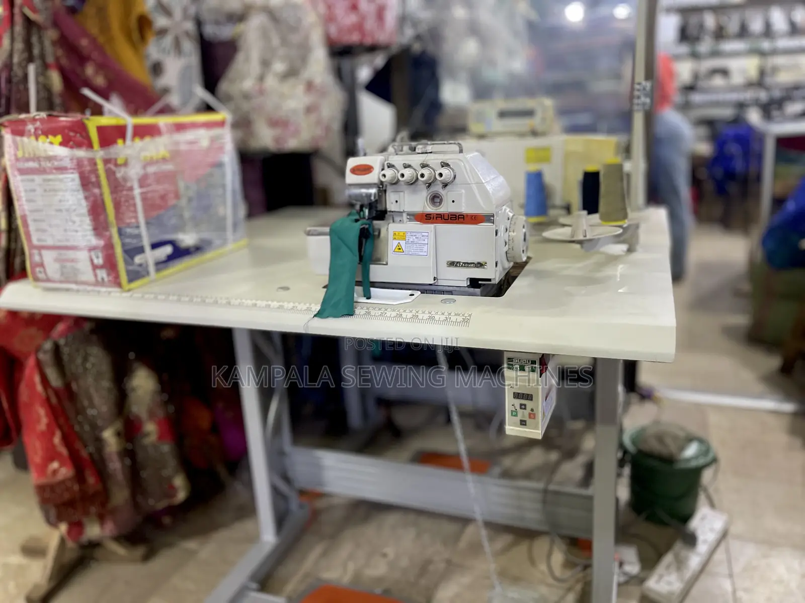 Original Siruba Industrial Overlock Sewing Machines Complete