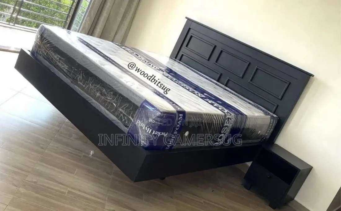 A Classic Floating Bed in Black 5x6 Available.