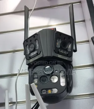 Solar Camera 3lense CCTV Camera
