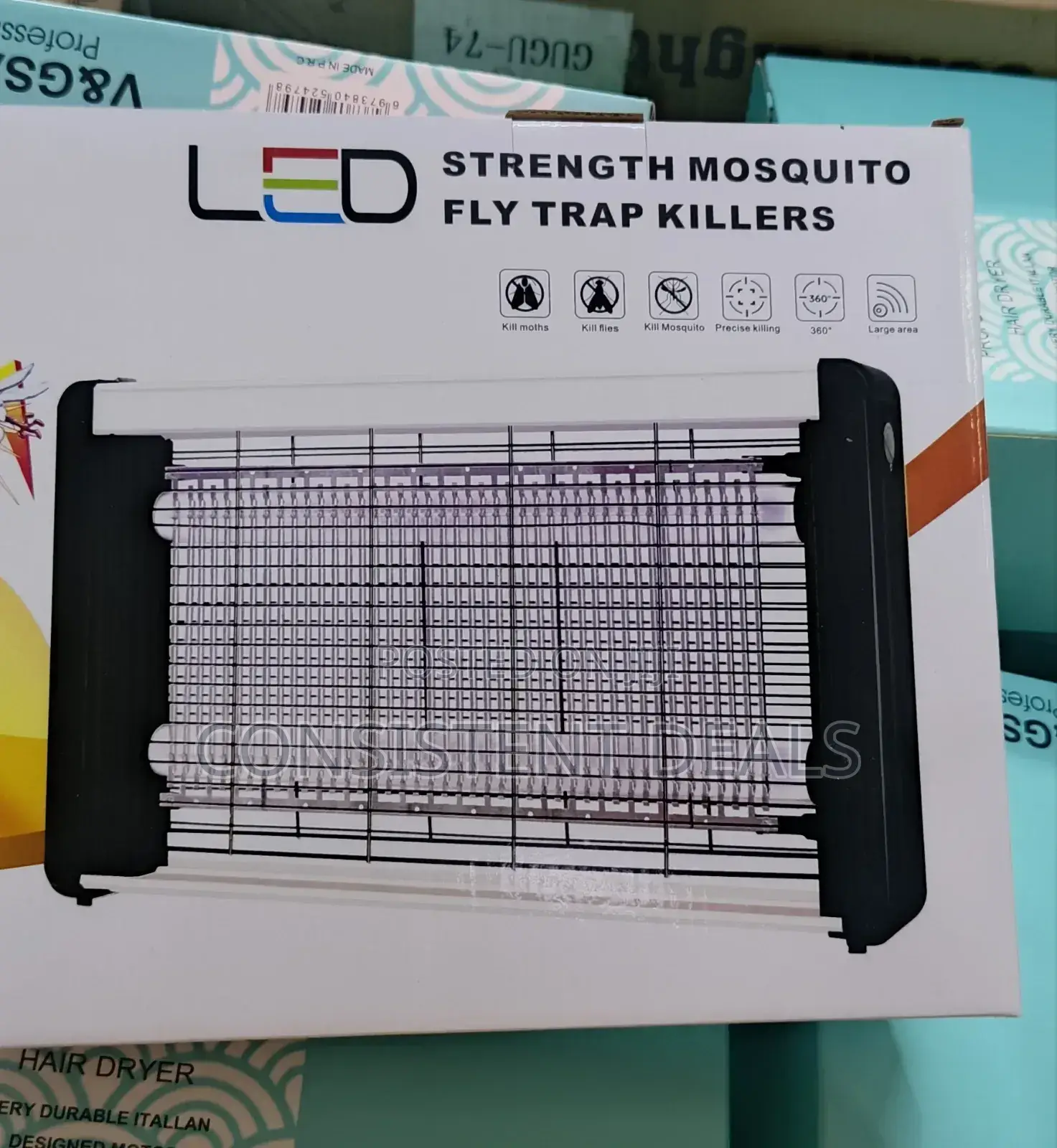 LED Electric Shock Mosquito Insect Trap Killer