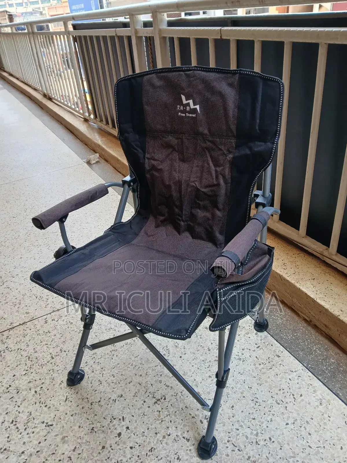 Camp Master Foldable Camping Picnic Chair With Armrest