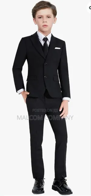 Children's/ Boy's Black Suits.