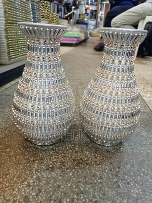 Classic Silver Vase for Home Decor,