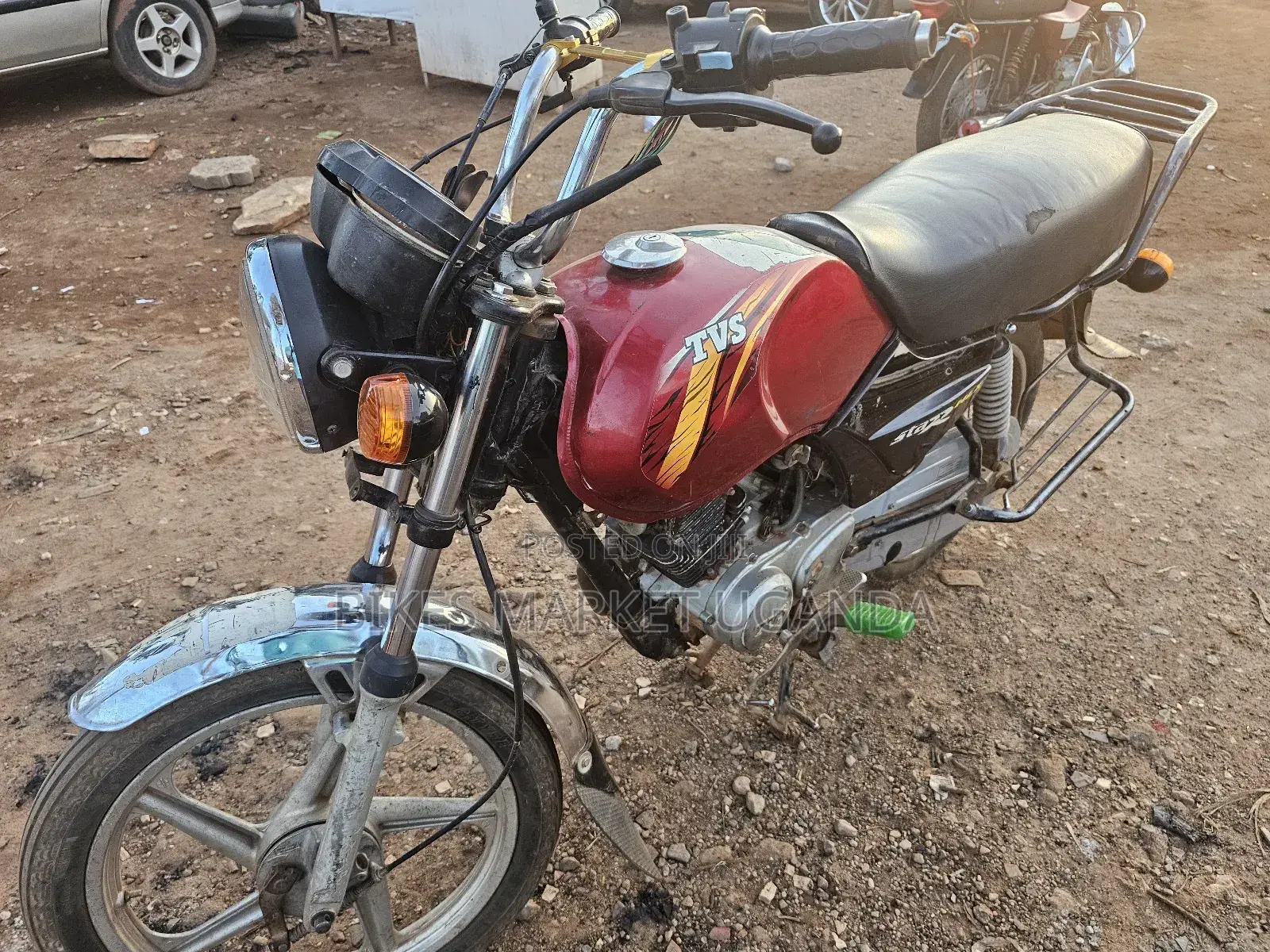 TVS XL 100 2017 Red