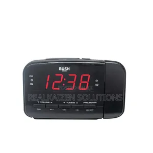 UK BUSH Alarm Clock Digital Radio With Time Projection