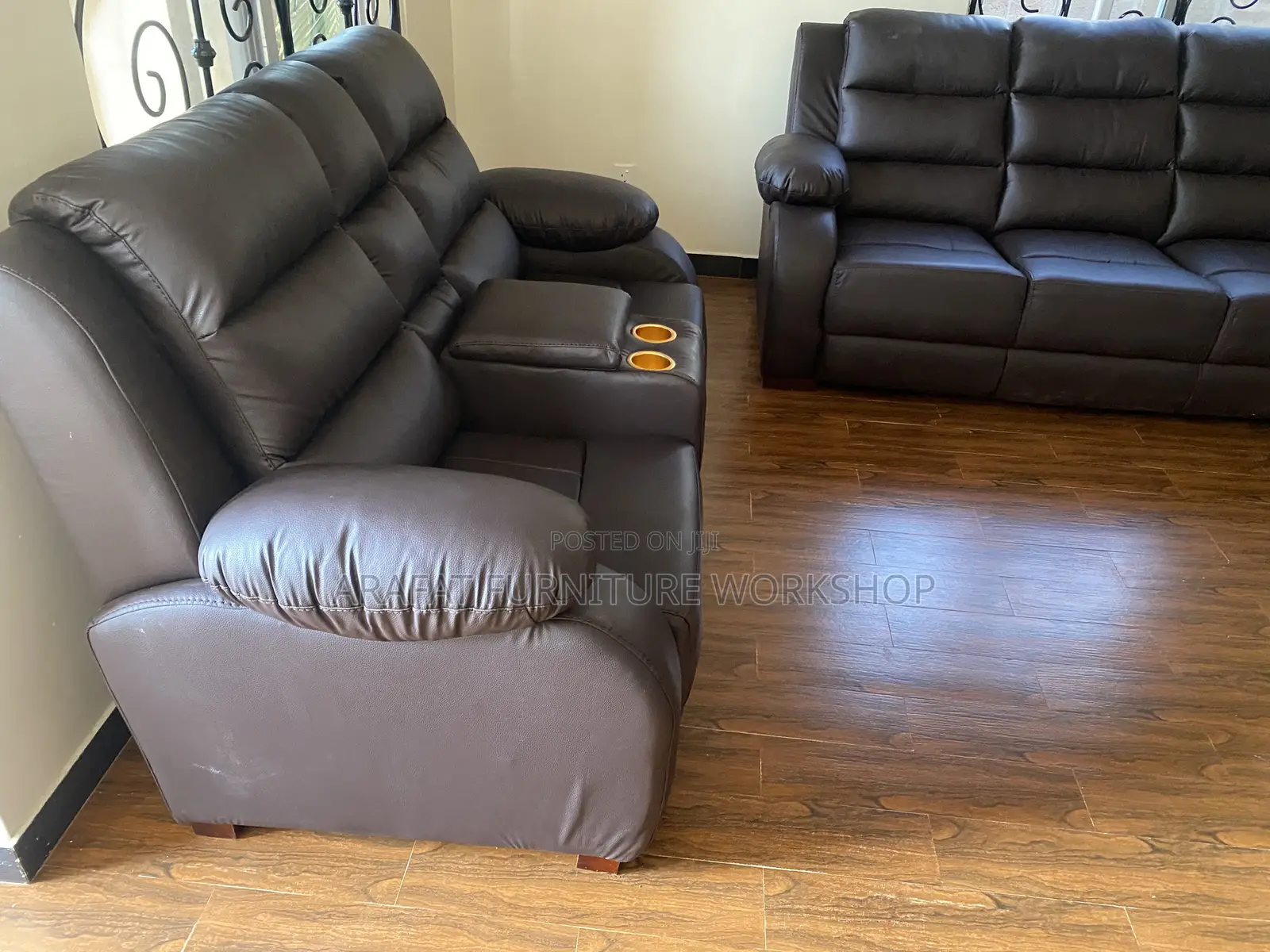Modern Liclener Leather Sofa Set