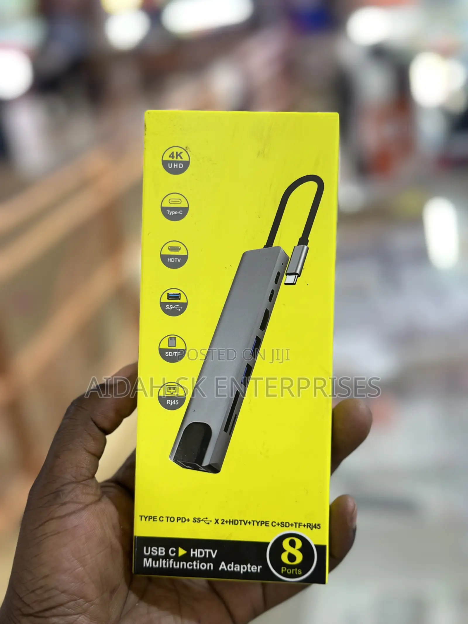 USB C Hub – 8 in 1 Type C Adapter