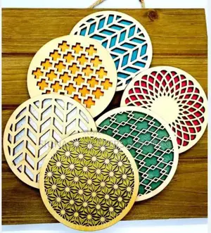 Wooden Table Mat Coasters