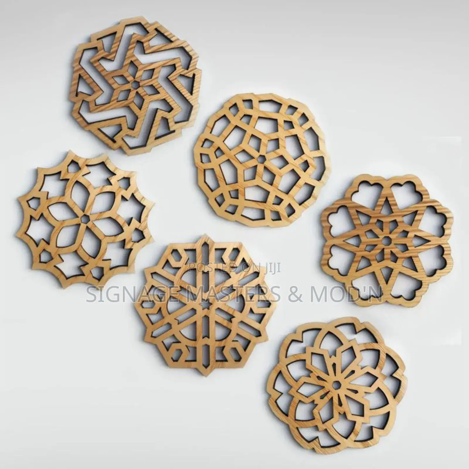 Wooden Table Mat Coasters