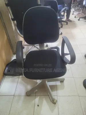 Grey and Black Adjustable Chair