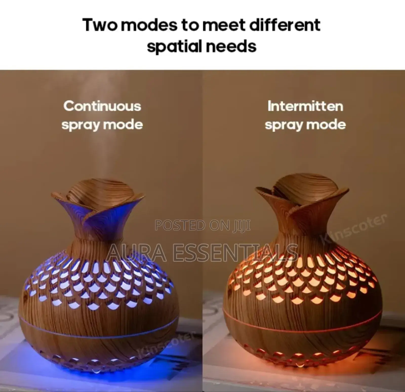 Colorful Cool Mist Flower Shaped Humidifier