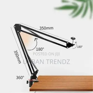 Mic Arm Microphone Stand Boom Suspension Stand With Table