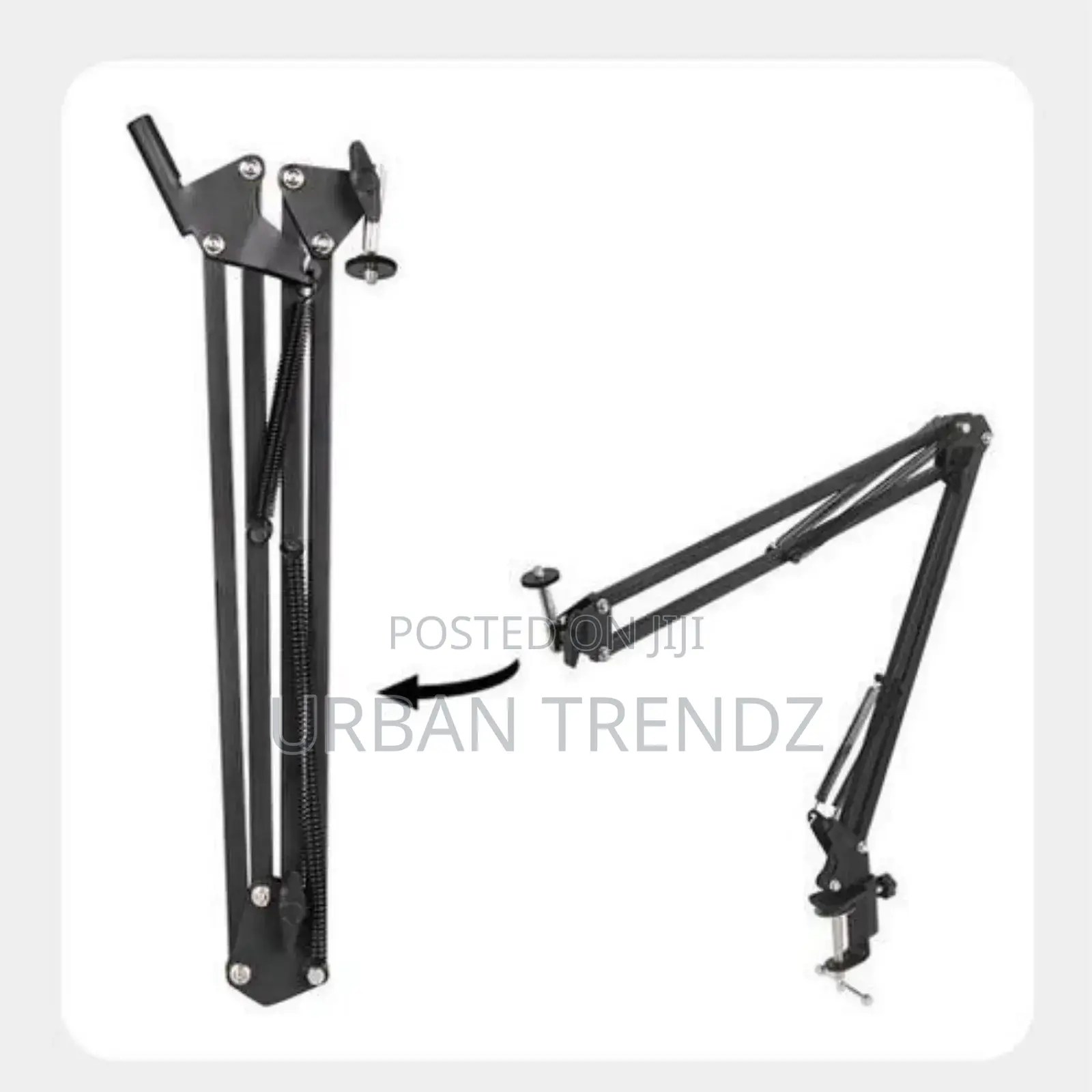 Mic Arm Microphone Stand Boom Suspension Stand With Table