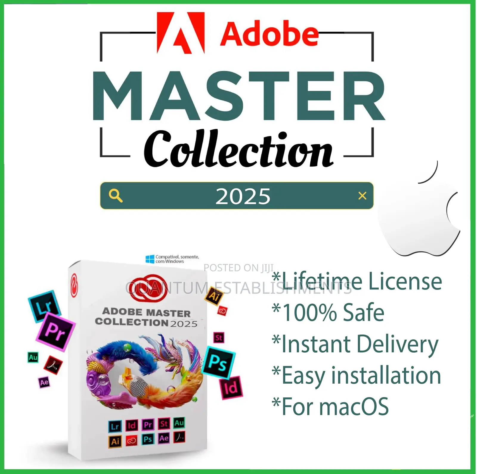 Adobe Master Collection CC 2025 (Lifetime For MAC)