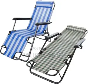 Foldable Outdoor Inclining Zero Gravity Lounger Bed Chair