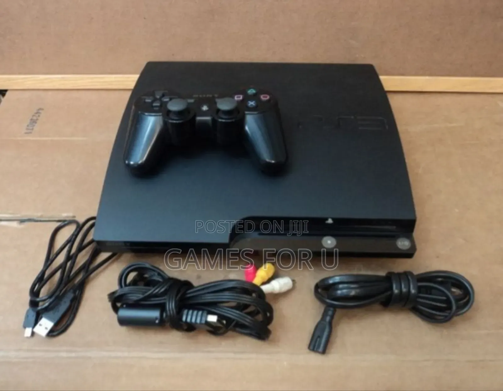Ps3 Slim Console and a Controller