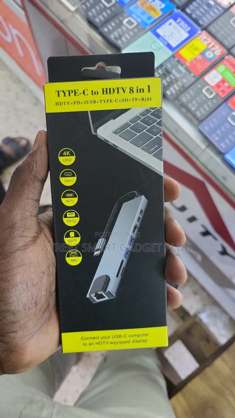 USB Multi Port Hub 8 in 1