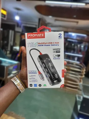 PROMATE 11in1 Multi PORT USB-C HUB(100watts)PD