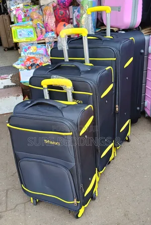 3 PCS Dfavors Fabric Suitcases