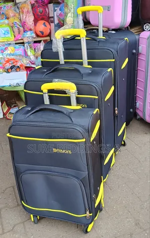3 PCS Dfavors Fabric Suitcases