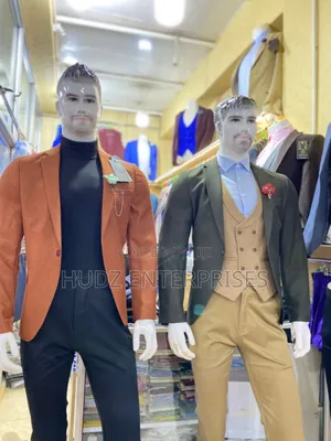 Orange and Army Green Blazer Coats