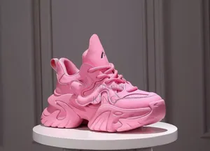Pink Chunk Platform Sneakers
