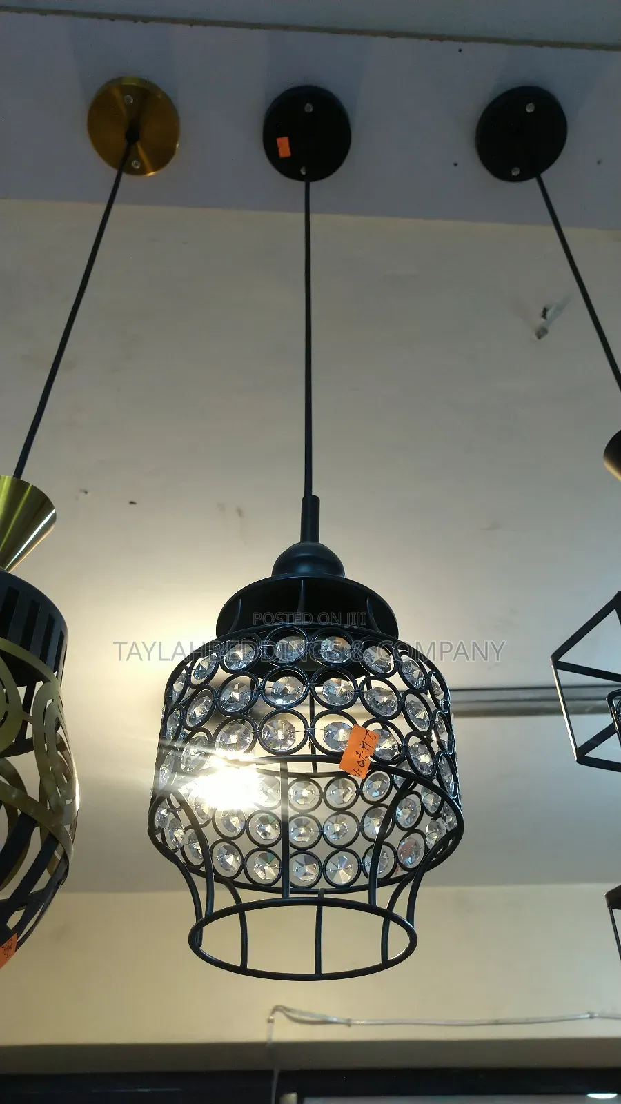 Iron Pendant Light Hall Hanging Ceiling Lights Vintage