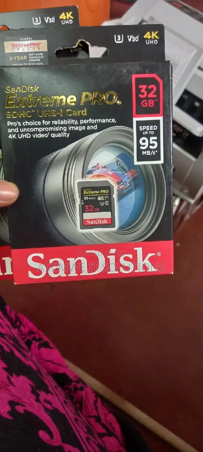 32gb Extreme Pro SD Card 4k