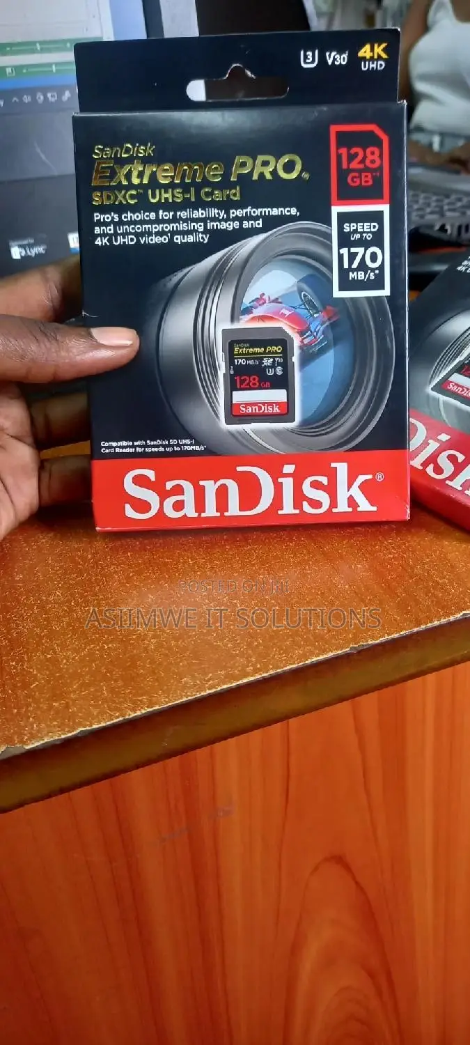 128gb Extreme Pro SD Card 4k
