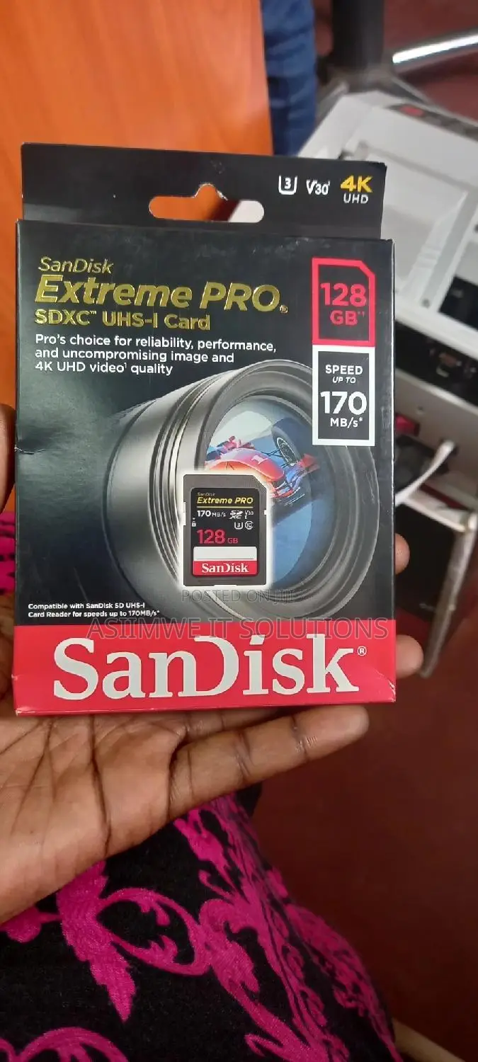 128gb Extreme Pro SD Card 4k