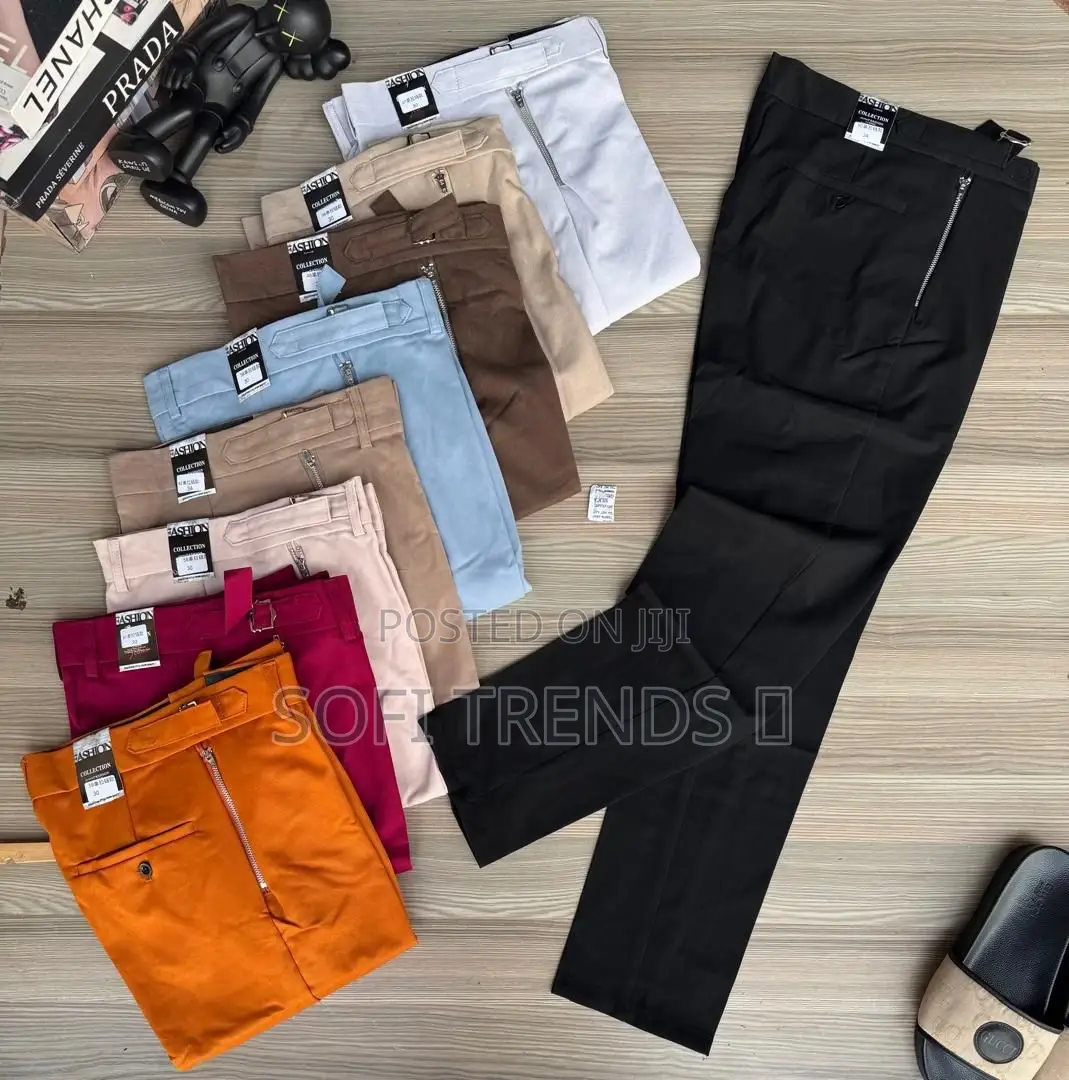 Gentle Beltless Trousers