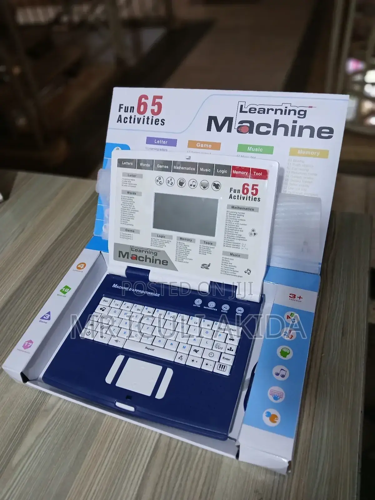 65activity English Inteligent Kids Learning Laptop WTH Mouse