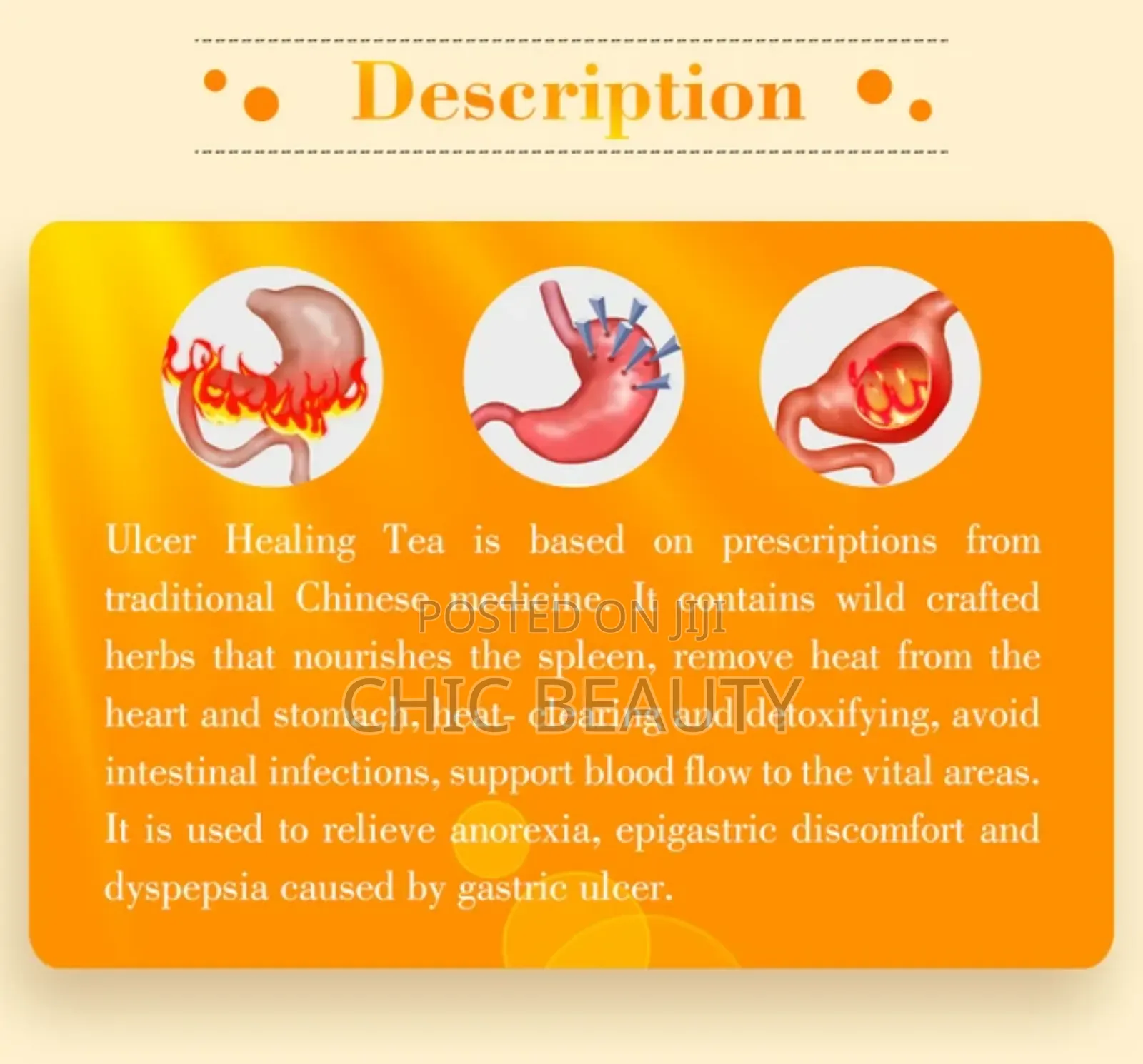 Ulcer Healing Tea 30 Tea Bags