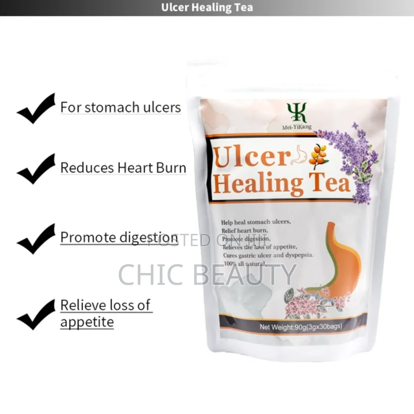 Ulcer Healing Tea 30 Tea Bags